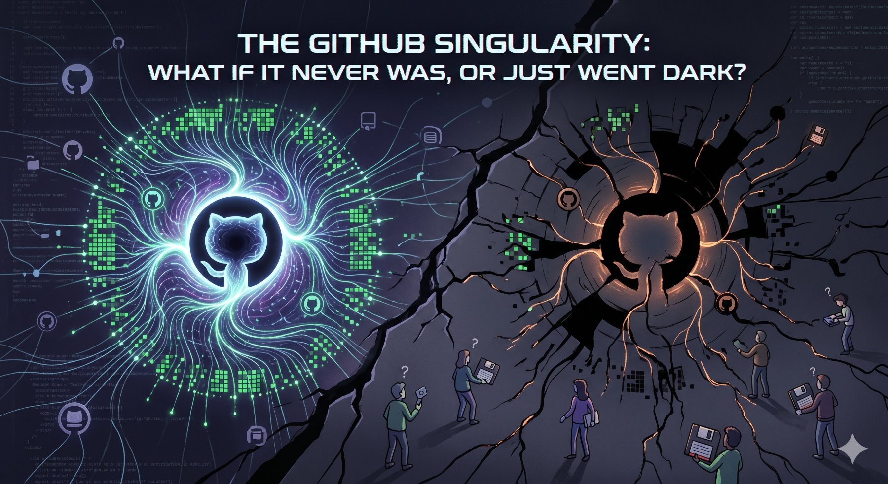 The GitHub Singularity: What If It Never Was, Or Just Went Dark?
