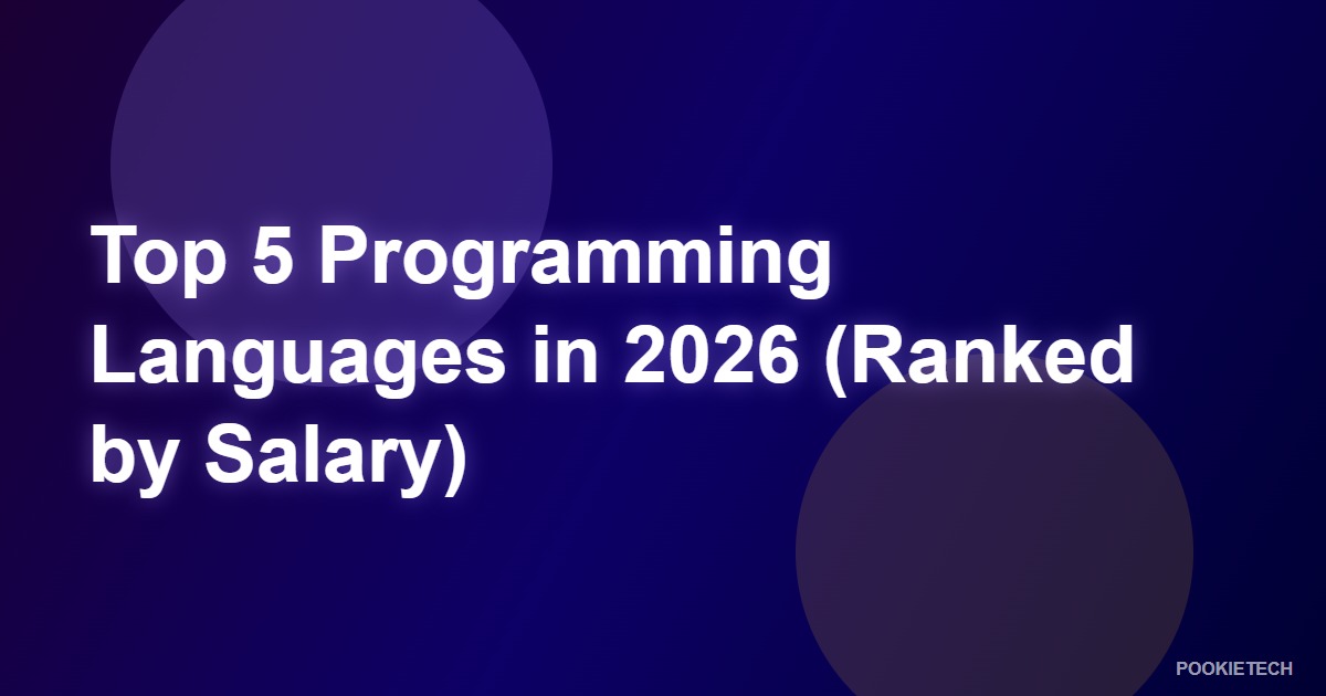 Top 5 Programming Languages in 2026 (Ranked by Salary)